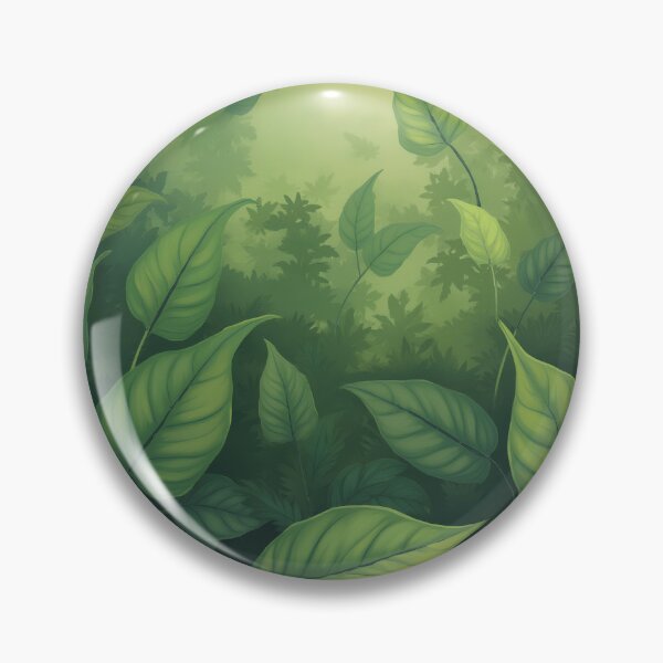 Item preview, Vibrant Green Leaves Jungle Illustration designed and sold by RobertHun.