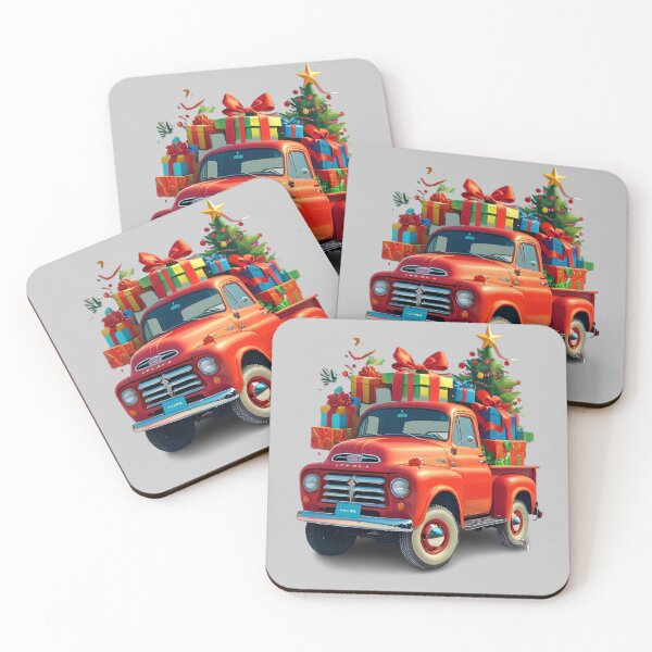Item preview, Pickup truck with gifts designed and sold by AnnaTymosh.