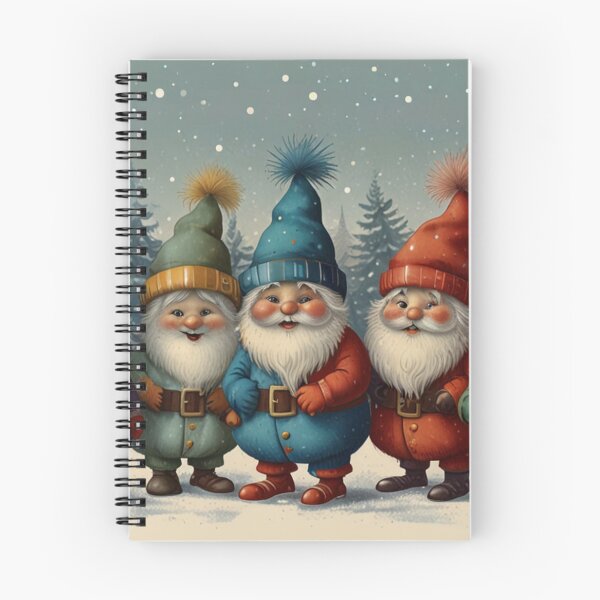 Artikelvorschau, Weihnachts-Gonks-Illustration entworfen und verkauft von Vintage Designs +.