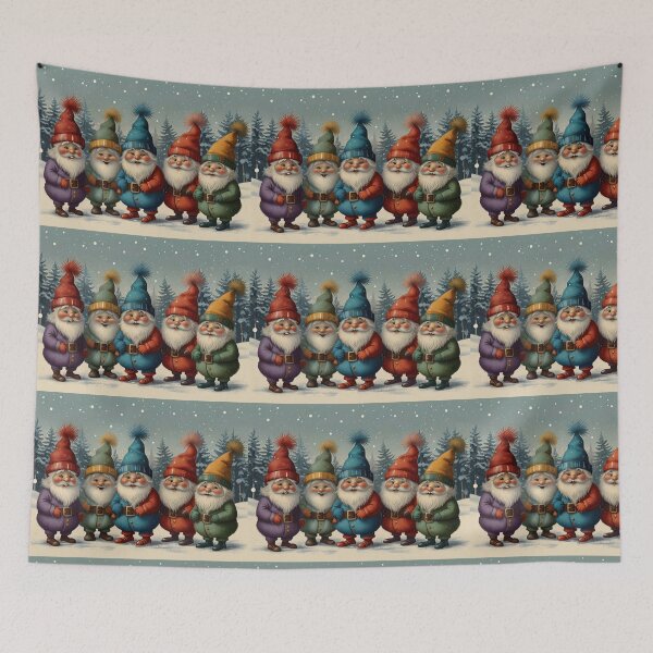 Item preview, Christmas Gonks illustration designed and sold by Vintage Designs +.