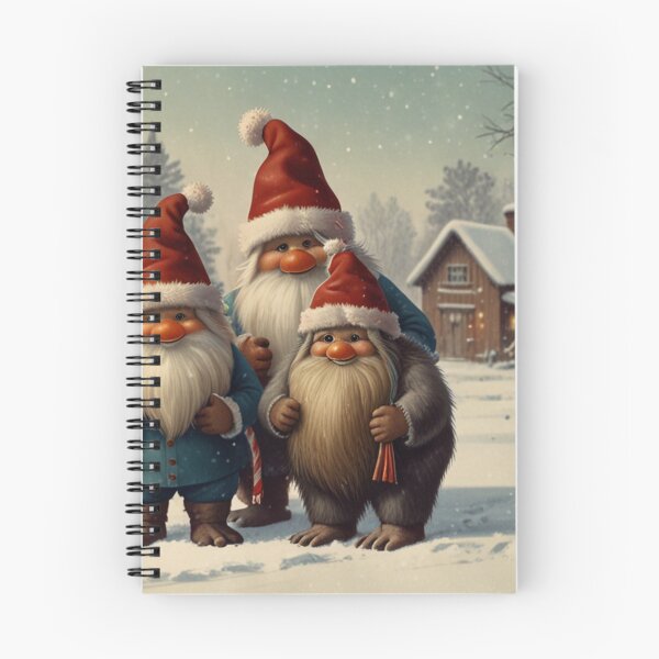 Artikelvorschau, Weihnachts-Gonks-Illustration entworfen und verkauft von Vintage Designs +.