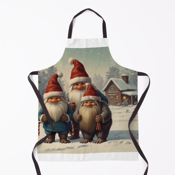 Item preview, Christmas Gonks illustration designed and sold by Vintage Designs +.
