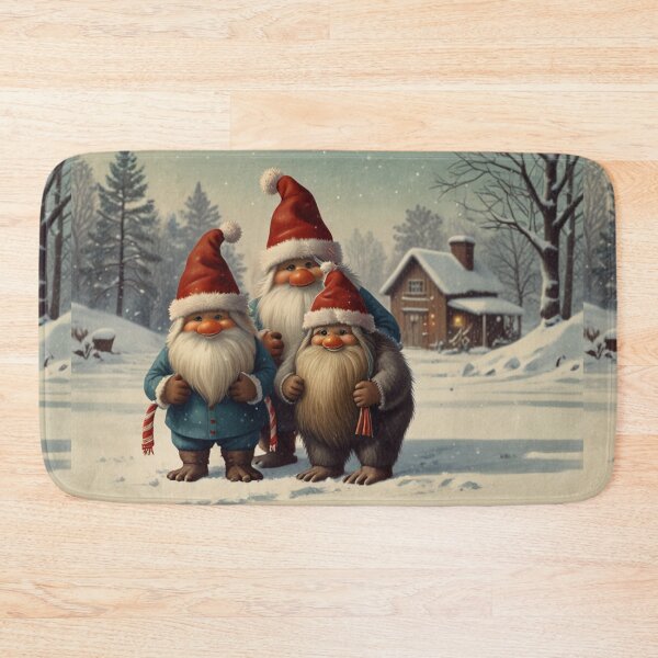Item preview,  Christmas Gonks illustration designed and sold by Vintage Designs +.