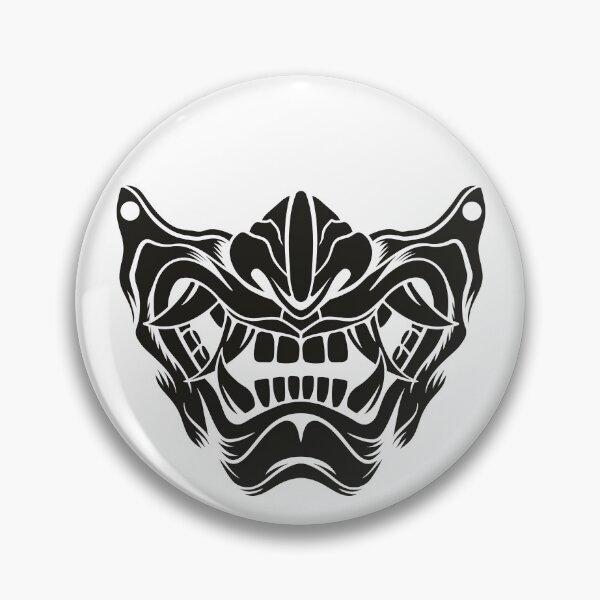 Item preview, Black Oni Mask, Oni Demon designed and sold by OniPicturesShop.