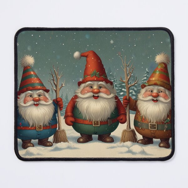 Item preview, Christmas Gonks illustration designed and sold by Vintage Designs +.