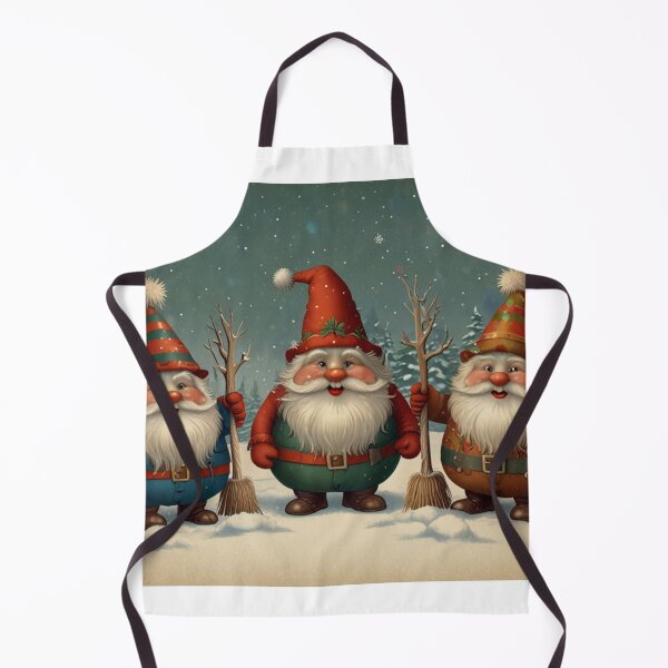 Item preview, Christmas Gonks illustration designed and sold by Vintage Designs +.