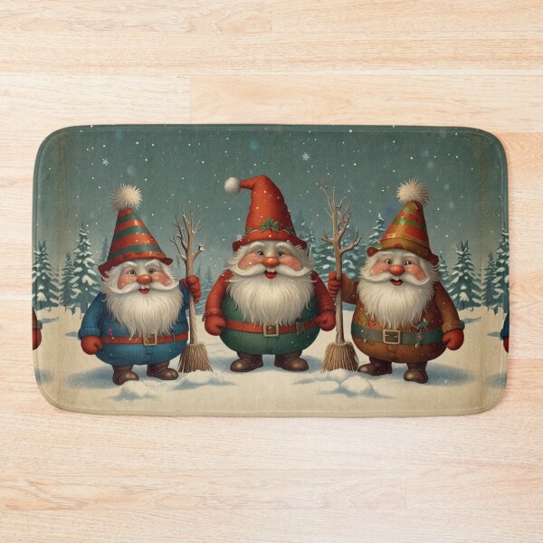 Item preview, Christmas Gonks illustration designed and sold by Vintage Designs +.