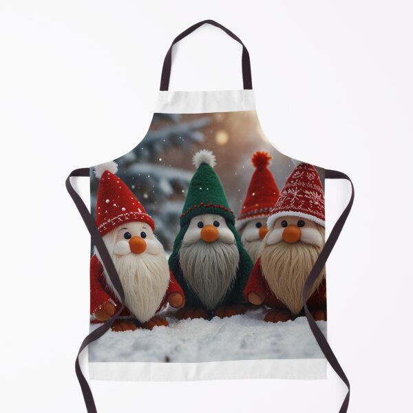 Item preview, Christmas Gonks illustration designed and sold by Vintage Designs +.