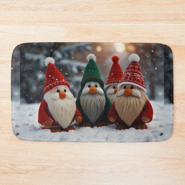 Item preview, Christmas Gonks illustration designed and sold by Vintage Designs +.