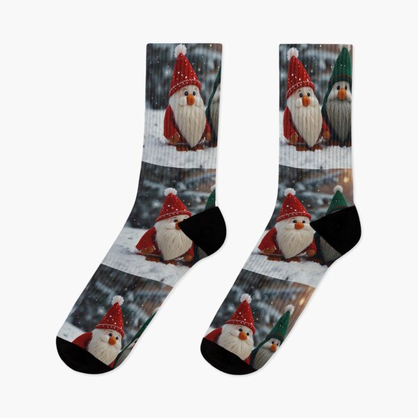 Item preview, Christmas Gonks illustration designed and sold by Vintage Designs +.