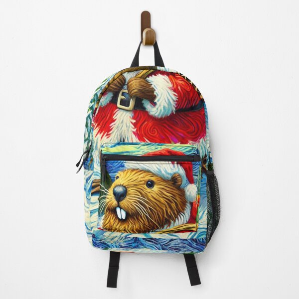 Item preview, Santa the beaver has gifts with him designed and sold by Purpleflex.