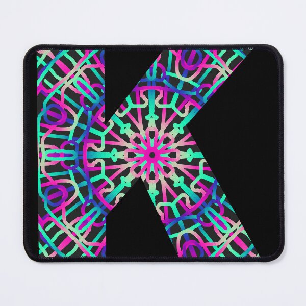 Item preview, KALEIDOSCOPE LETTER K designed and sold by ART-TYPE.