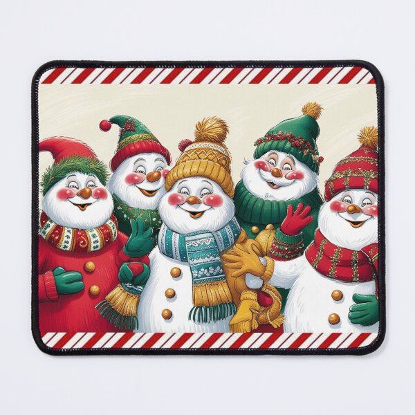 Item preview, Christmas Snowman Gonks illustration designed and sold by Vintage Designs +.