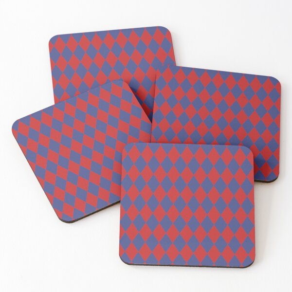 Item preview, Diamond pattern red & blue designed and sold by sasyall.
