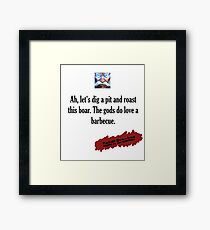 zeus (Dota 2) hero Framed Print