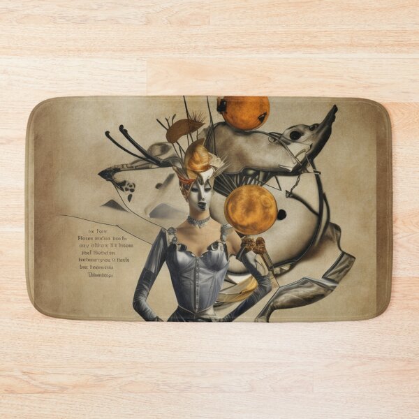 Item preview, Futurist Cubist Abstract art of a Woman vintage painting designed and sold by Vintage Designs +.