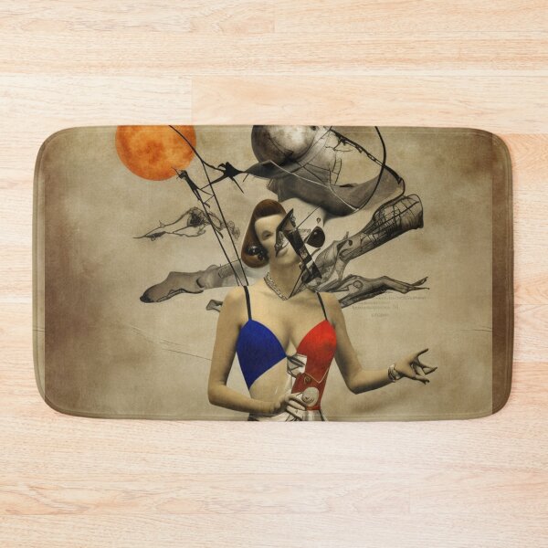 Item preview, Futurist Cubist Abstract art of a Woman vintage painting designed and sold by Vintage Designs +.