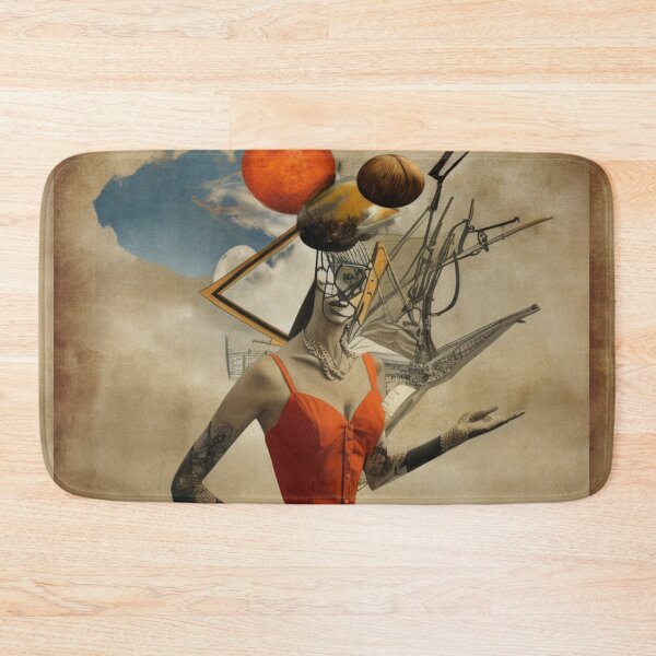 Item preview,  Futurist Cubist Abstract art of a Woman vintage painting designed and sold by Vintage Designs +.