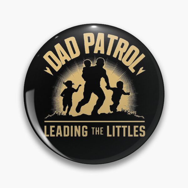 Item preview, Dad Patrol Leading the Littles - Heartwarming Family Design designed and sold by love3617.