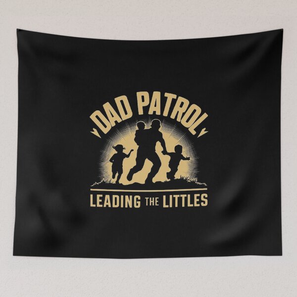 Item preview, Dad Patrol Leading the Littles - Heartwarming Family Design designed and sold by love3617.