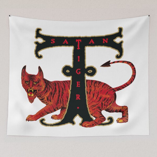 Item preview, Satan Tiger designed and sold by TIGERRIFIC.