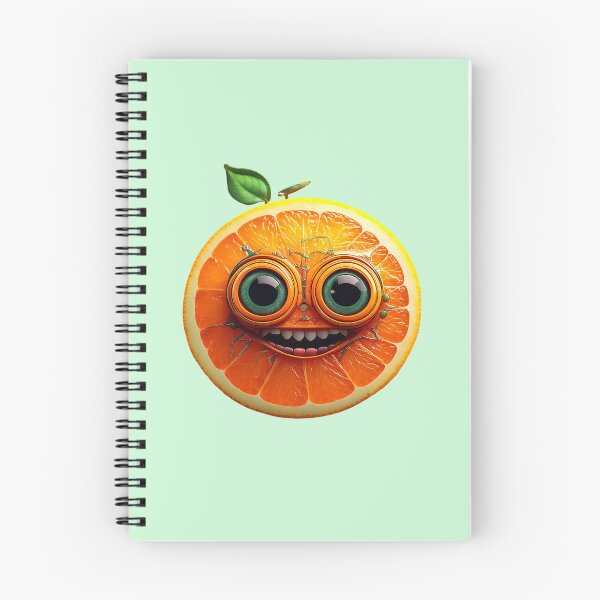 Item preview, Orange Face | Fruits Patterns | Fruit Creatures Collection designed and sold by monkeybusiness.pt.