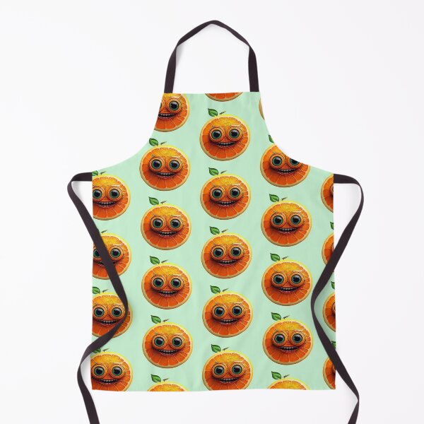 Item preview, Orange Face | Fruits Patterns | Fruit Creatures Collection designed and sold by monkeybusiness.pt.
