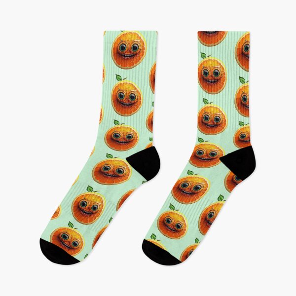 Item preview, Orange Face | Fruits Patterns | Fruit Creatures Collection designed and sold by monkeybusiness.pt.