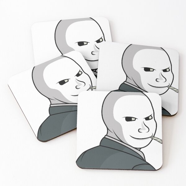 Item preview, Doomer wojak smoking cigarette joint designed and sold by ShopEasy9.