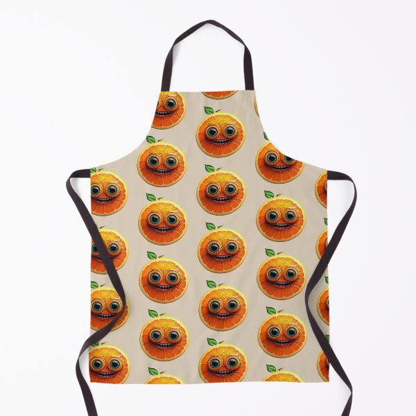 Item preview, Orange Face | Fruits Patterns | Fruit Creatures Collection designed and sold by monkeybusiness.pt.