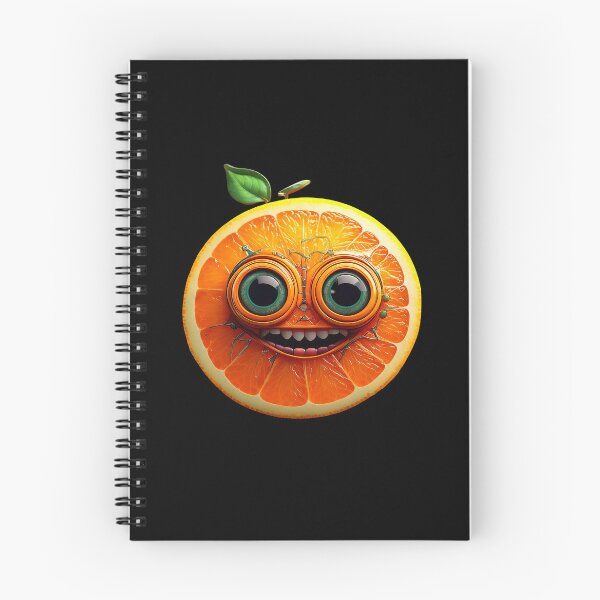 Item preview, Orange Face | Fruits Patterns | Fruit Creatures Collection designed and sold by monkeybusiness.pt.