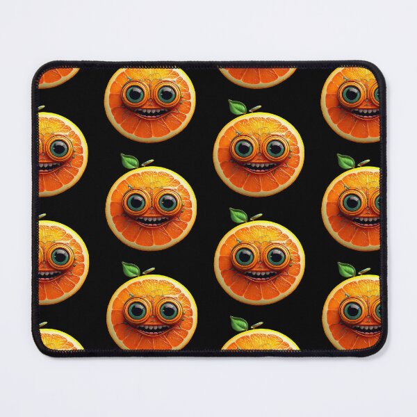 Item preview, Orange Face | Fruits Patterns | Fruit Creatures Collection designed and sold by monkeybusiness.pt.