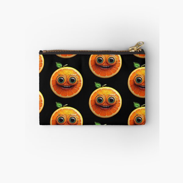 Item preview, Orange Face | Fruits Patterns | Fruit Creatures Collection designed and sold by monkeybusiness.pt.