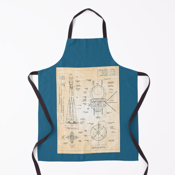 Item preview, Vostok Spacecraft (Old blue grid. Vertical) designed and sold by BGALAXY.
