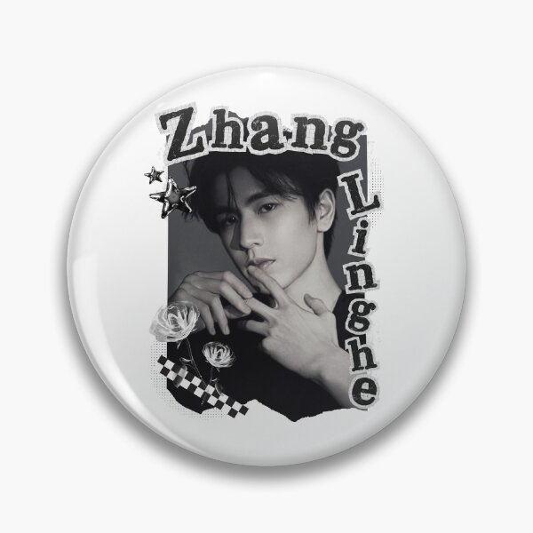 Item preview, Zhang Linghe C-Drama Actor Black and White Collage Design designed and sold by AJUNICE STUDIO.