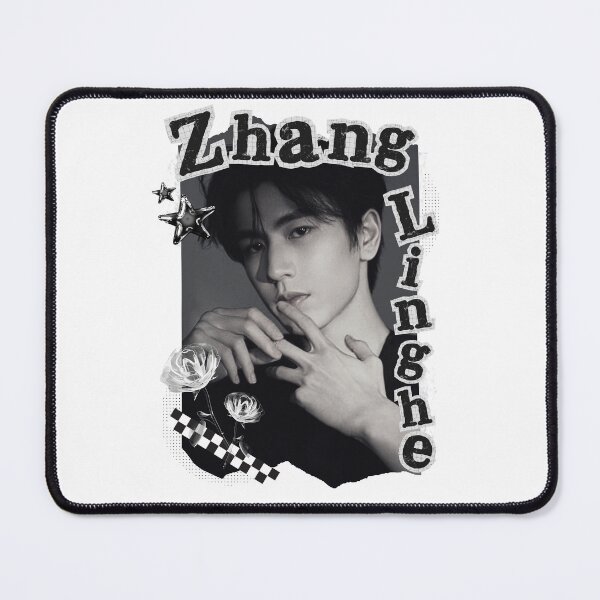 Item preview, Zhang Linghe C-Drama Actor Black and White Collage Design designed and sold by AJUNICE STUDIO.