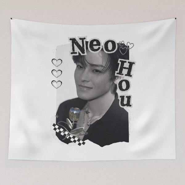 Item preview, Neo Hou C-Drama Actor Black and White Collage Design designed and sold by AJUNICE STUDIO.