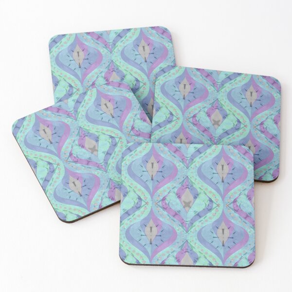 Item preview, Retro Swirl Mirage - Water designed and sold by Carina Parry Studios.