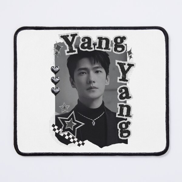 Item preview, Yang Yang C-Drama Actor Black and White Collage Design designed and sold by AJUNICE STUDIO.