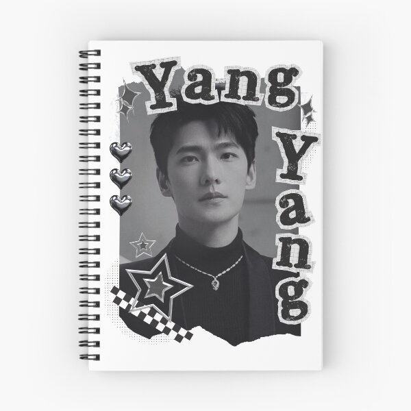 Item preview, Yang Yang C-Drama Actor Black and White Collage Design designed and sold by AJUNICE STUDIO.