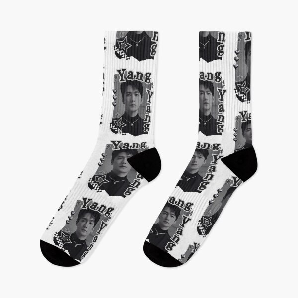 Item preview, Yang Yang C-Drama Actor Black and White Collage Design designed and sold by AJUNICE STUDIO.