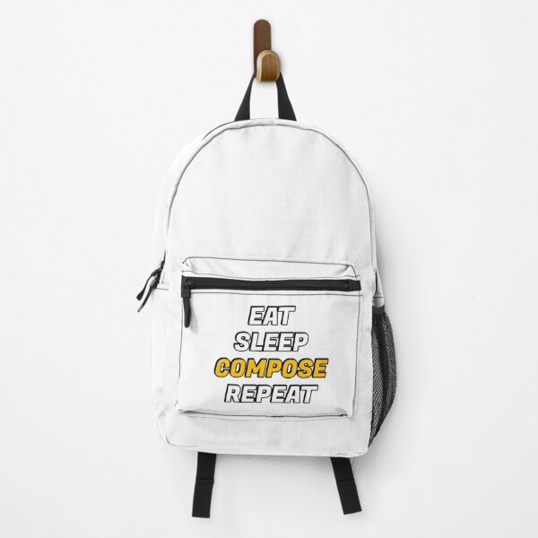 Item preview, Eat Sleep Compose Repeat - funny composer memes designed and sold by Inspirationmotivation.