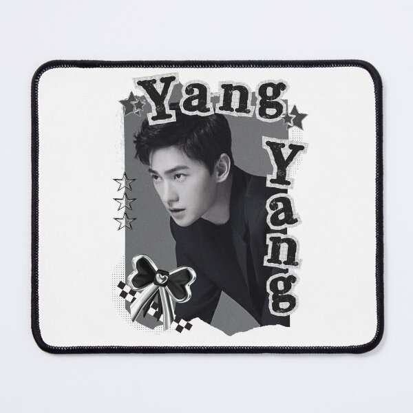 Item preview, Yang Yang C-Drama Actor Black and White Collage Design designed and sold by AJUNICE STUDIO.