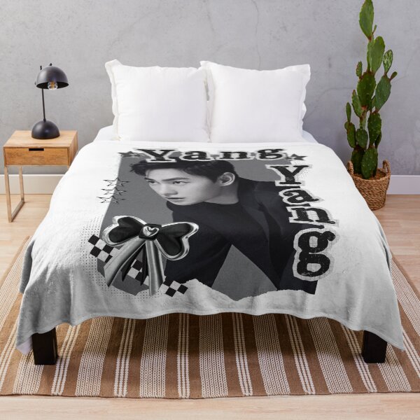 Item preview, Yang Yang C-Drama Actor Black and White Collage Design designed and sold by AJUNICE STUDIO.