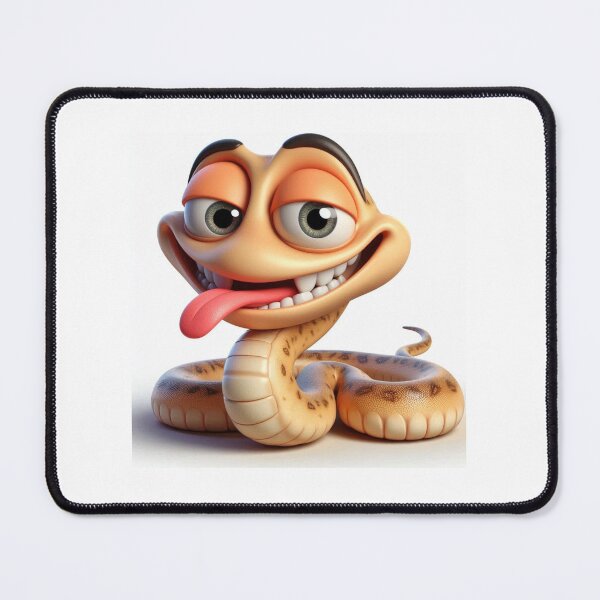 Item preview, Cartoon Snake with Tongue Out designed and sold by choder61.