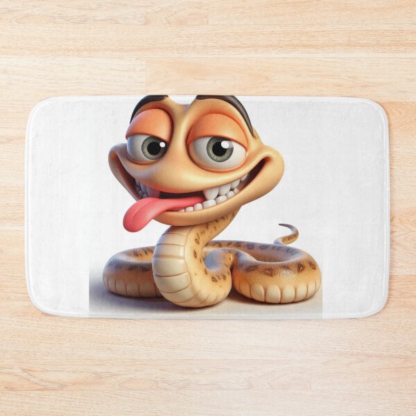 Item preview, Cartoon Snake with Tongue Out designed and sold by choder61.