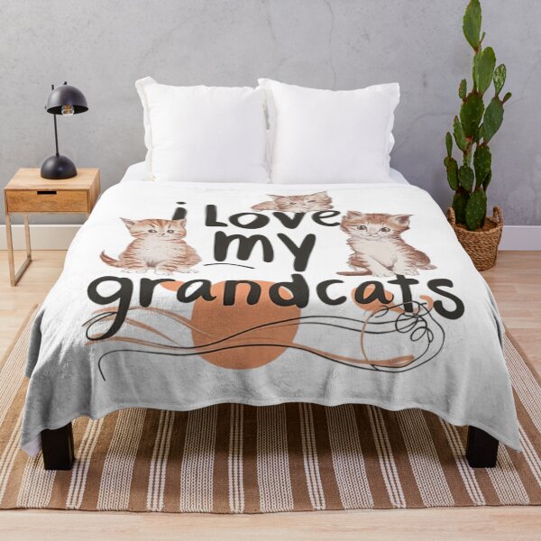 Item preview, I Love My Grandcats Three Cute Kitties designed and sold by Piotr Rosiak.