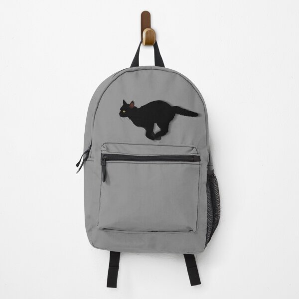 Item preview, Cute illustration of a fast running black kitten – Dynamic cat motif for animal lovers designed and sold by Nadja Leutloff.
