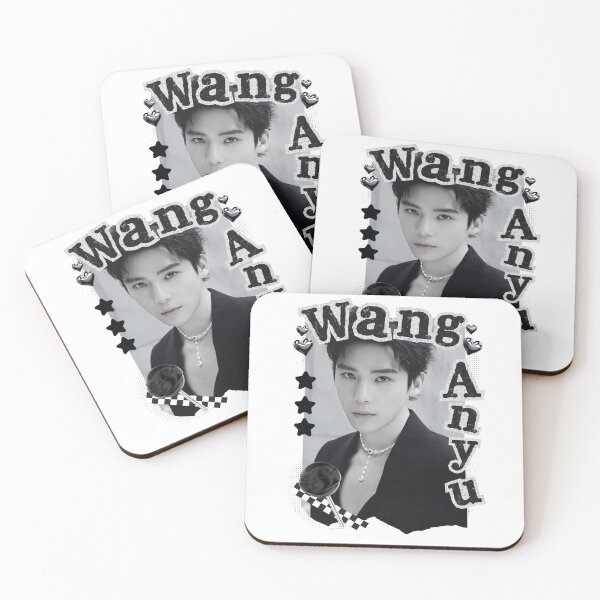Item preview, Wang Anyu C-Drama Actor Black and White Collage Design designed and sold by AJUNICE STUDIO.