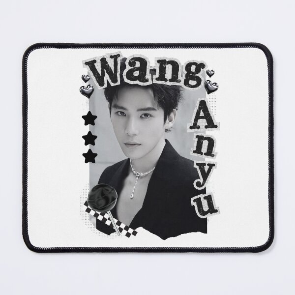 Item preview, Wang Anyu C-Drama Actor Black and White Collage Design designed and sold by AJUNICE STUDIO.